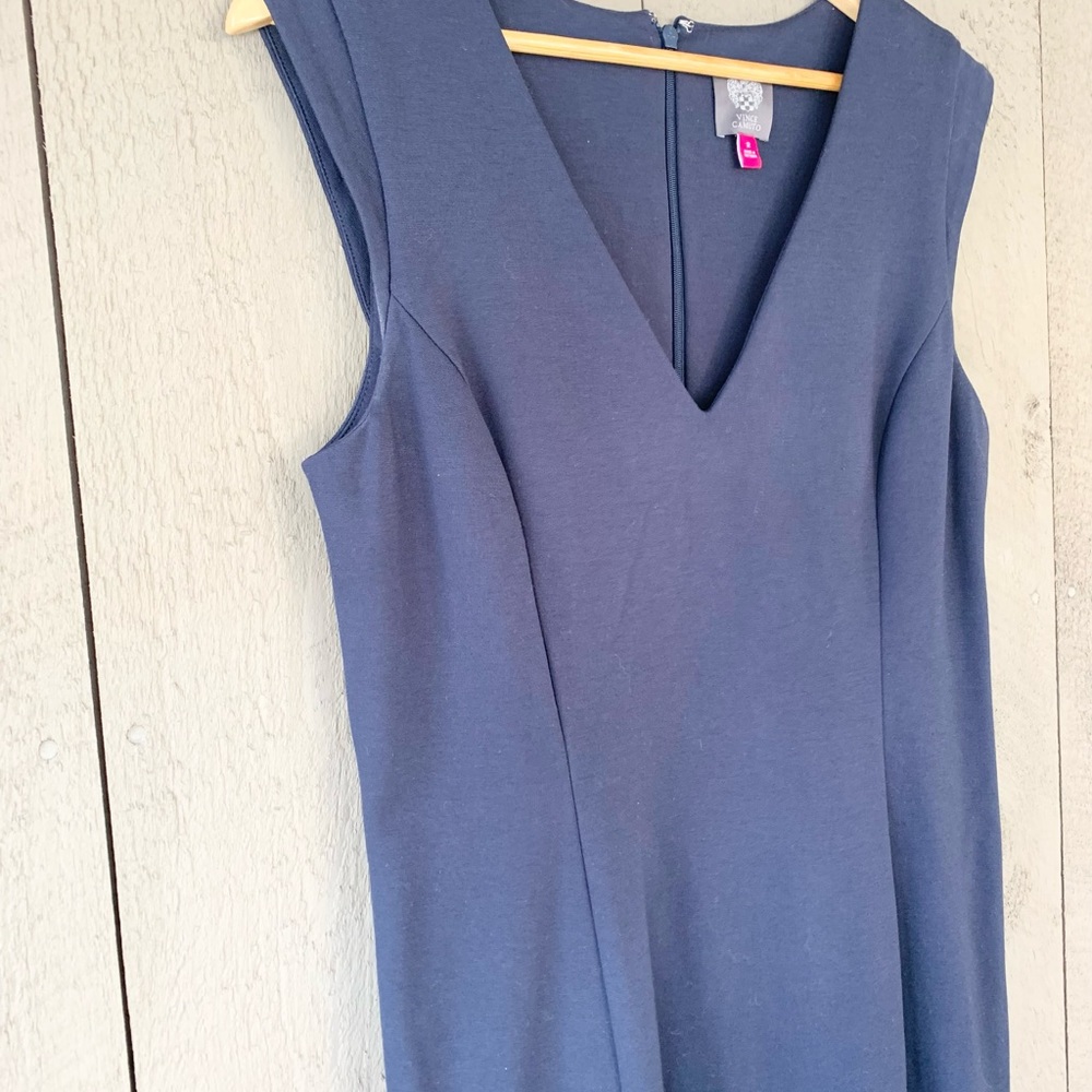 Vince Camuto Navy Blue Midi Dress - Picture 5 of 12
